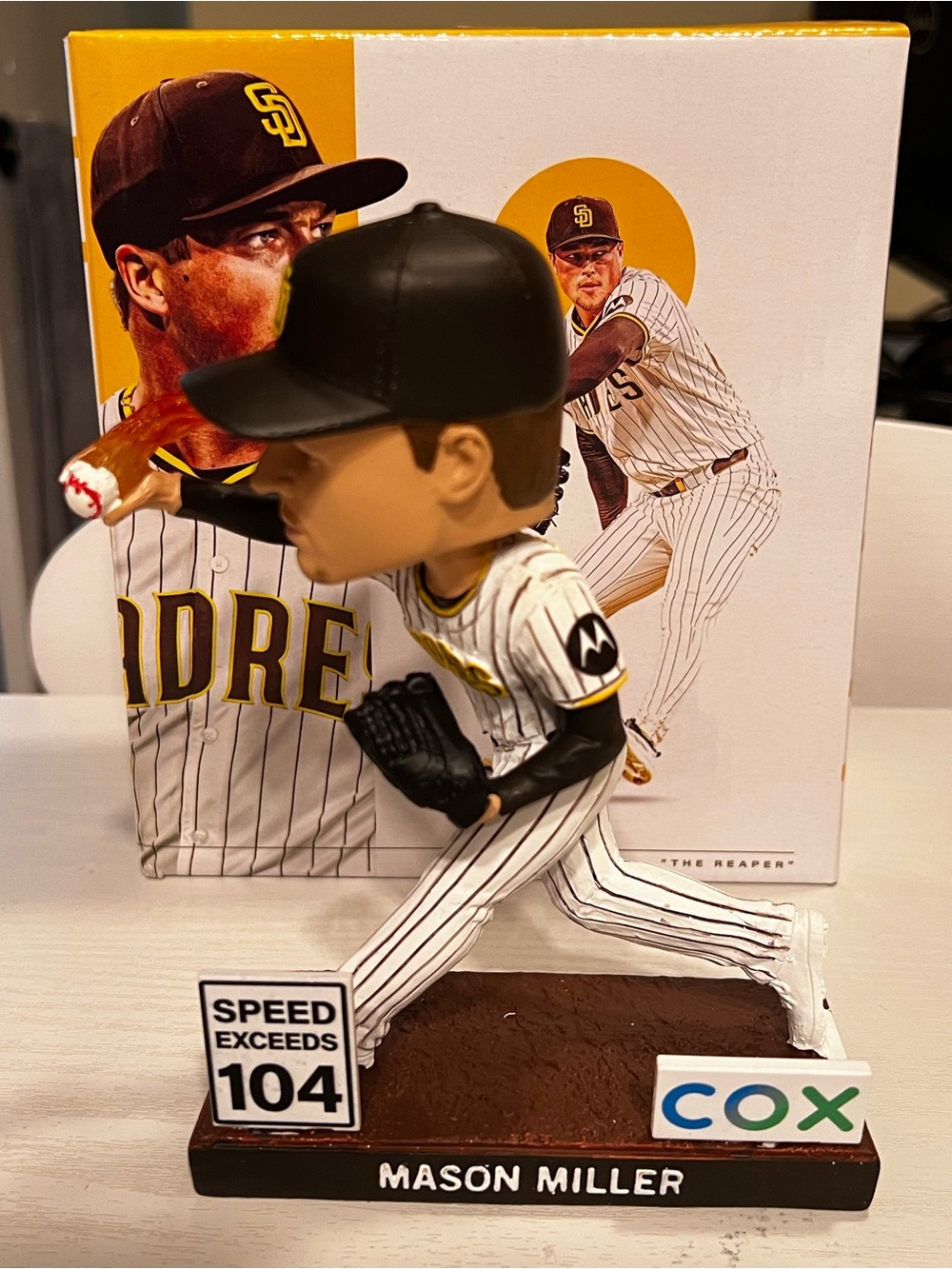 Mason Miller bobble head doll